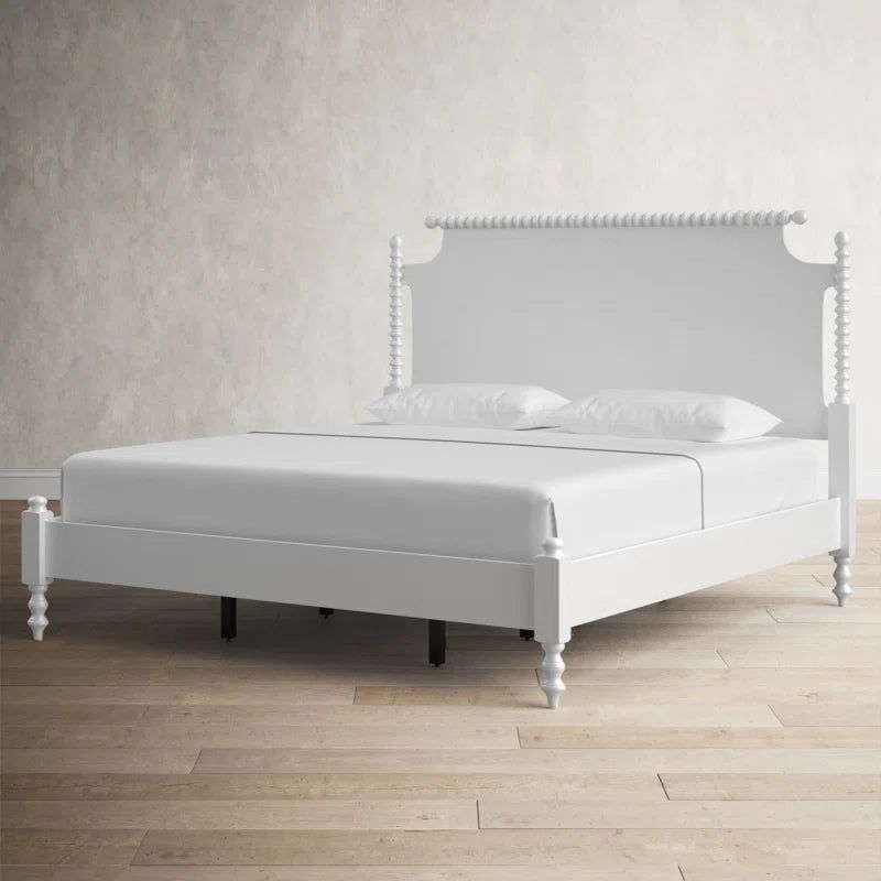 Solid Wood Designer Bed For Bedroom - Furnishiaa -  -